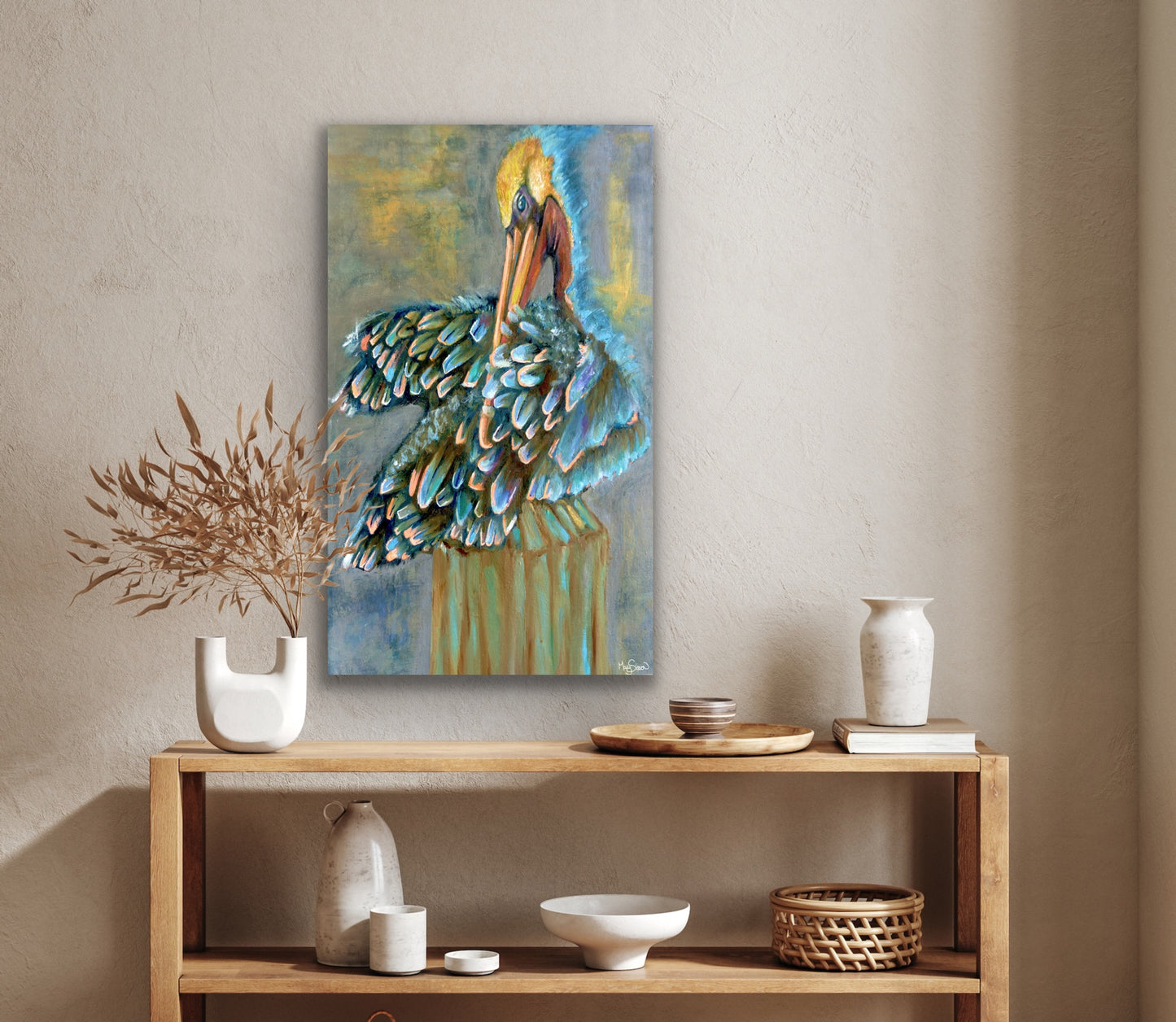 Pelican  Life - Canvas Print