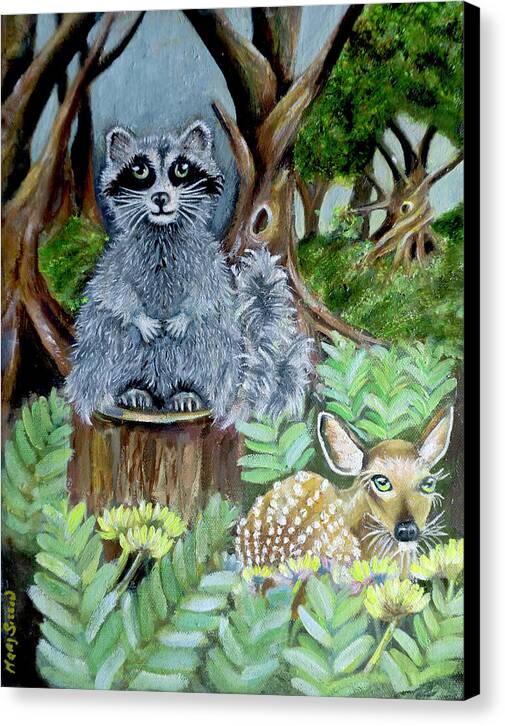 Raccoon Life  - Canvas Print